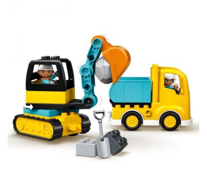 Конструктор LEGO Вантажівка і гусеничний екскаватор (10931)