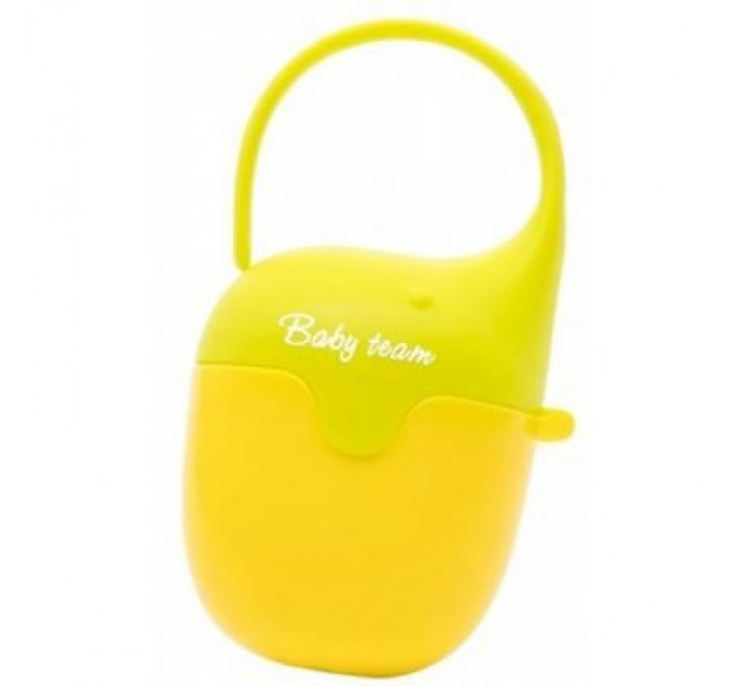 Baby Team Контейнер для пустушок Baby Team Салатовый с желтым (3301_Салатовий з жовтим)
