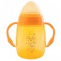 Baby Team Поїльник-непроливайка Baby Team з силіконовим спаутом і ручками 250 мл (5004)