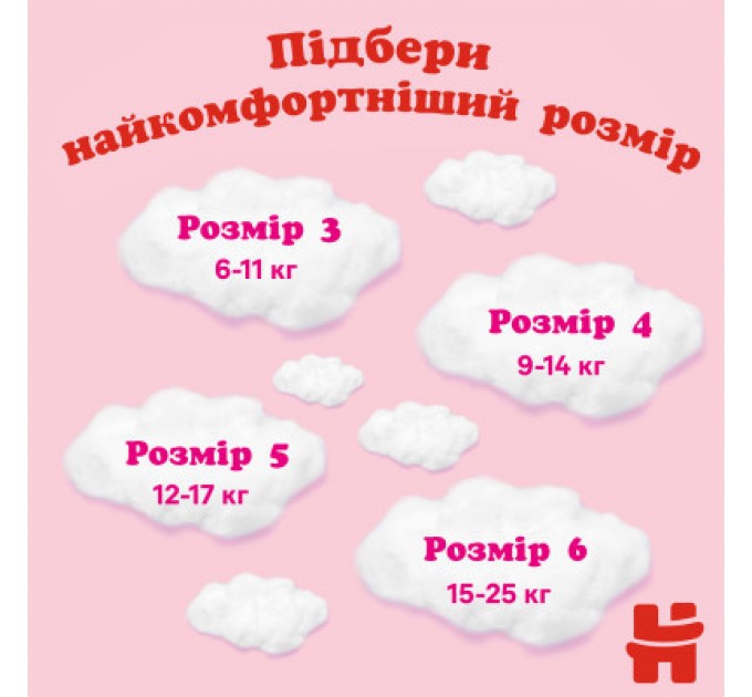 Підгузки Huggies Pants 3 Mega (6-11кг) для дівчаток 58 шт (5029053547480)