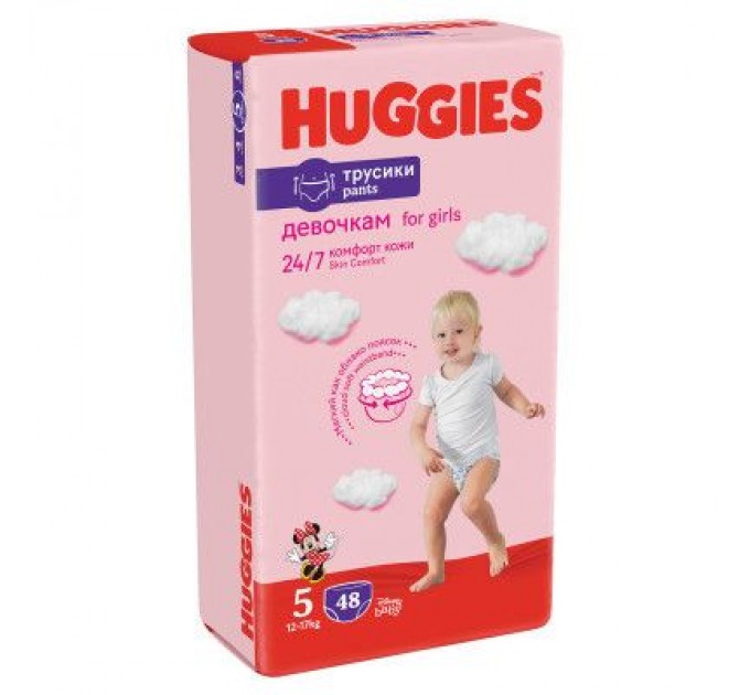 Huggies Підгузки Huggies Pants 5 Mega (12-17 кг) для дівчаток 48 шт (5029053547626)