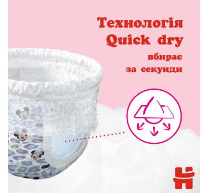 Huggies Підгузки Huggies Pants 4 Mega (9-14 кг) для дівчаток 104 шт (5029054568095)