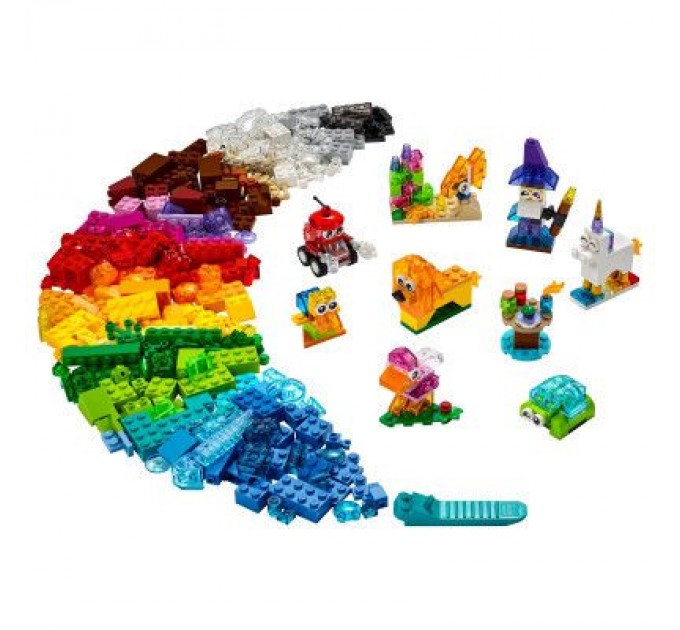 LEGO Конструктор LEGO Classic Прозорі кубики для творчості (11013)
