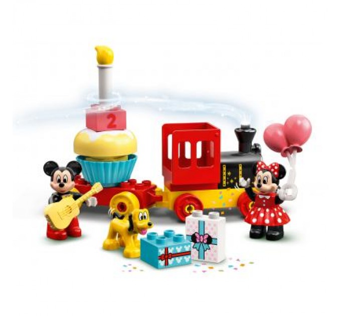 LEGO Конструктор LEGO DUPLO Святковий потяг Мікі та Мінні (10941)