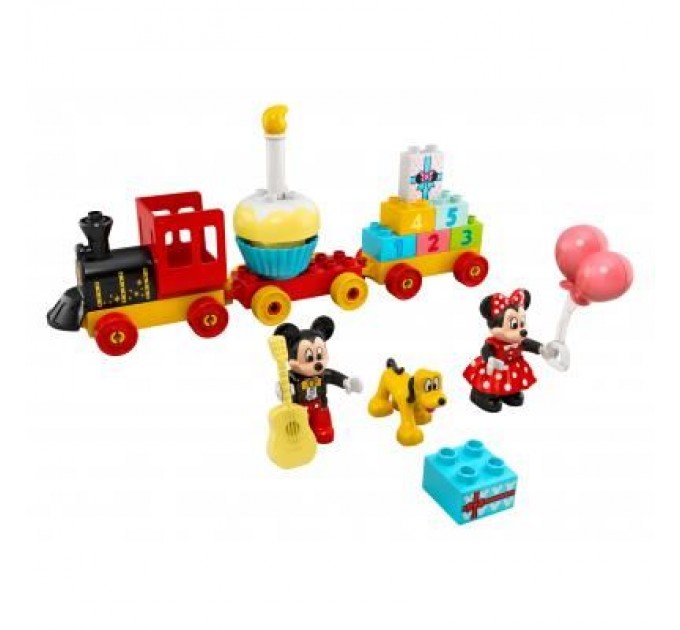 LEGO Конструктор LEGO DUPLO Святковий потяг Мікі та Мінні (10941)