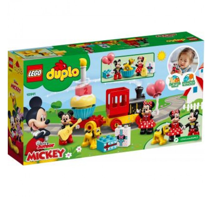 LEGO Конструктор LEGO DUPLO Святковий потяг Мікі та Мінні (10941)