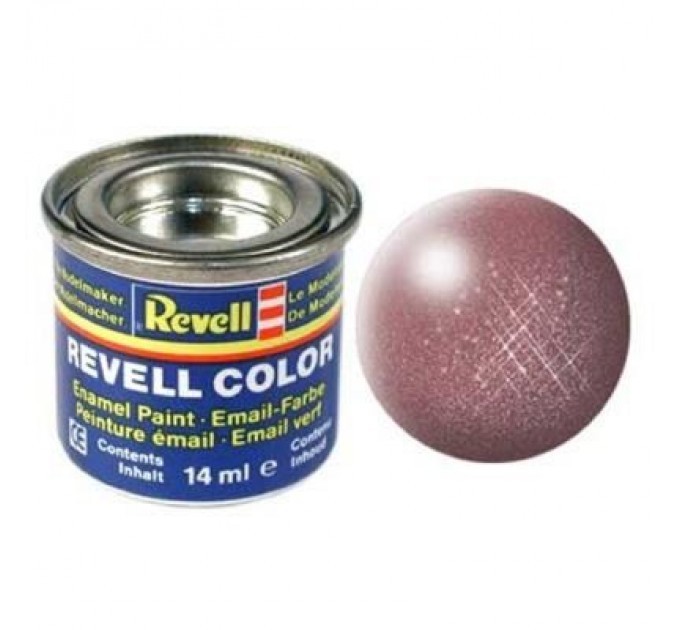 Revell Аксесуари до збірних моделей Revell Фарба емалева № 93. Мідь металік. 14 мл (RVL-32193)