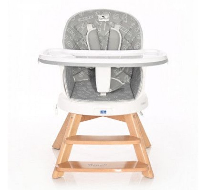 Bertoni/Lorelli Стілець для годування Bertoni/Lorelli NAPOLI grey candy (23730)
