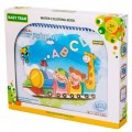 Baby Team Розвиваюча іграшка Baby Team Книжечка-розмальовка водна Паровозик (9030_паровозик_с_буквами)