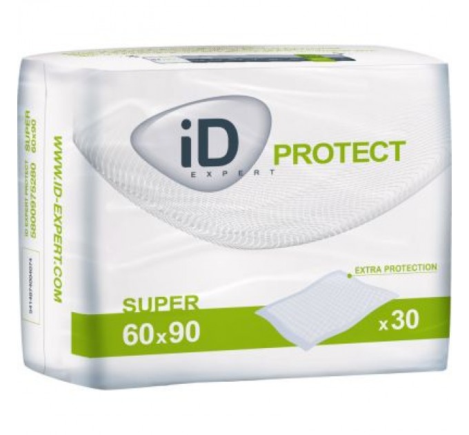 ID Пелюшки для малюків ID Proteсt Super 90 x 60 см. 30 шт. (5411416047940/5414874004074)