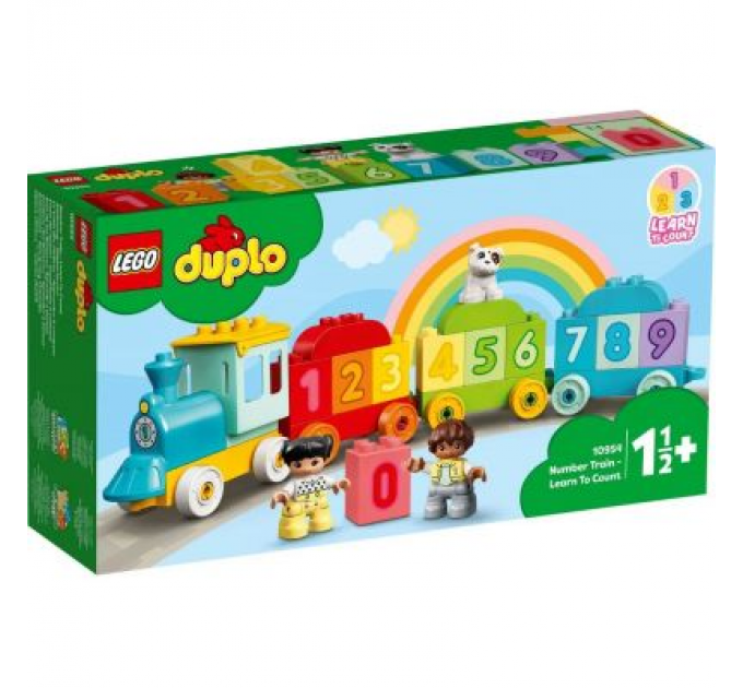 LEGO Конструктор LEGO Duplo Потяг із цифрами — вчимося рахувати 23 деталі (10954)