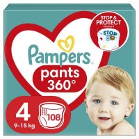 Підгузки Pampers трусики Maxi Pants Розмір 4 (9-15 кг) 108 шт (8006540069448)