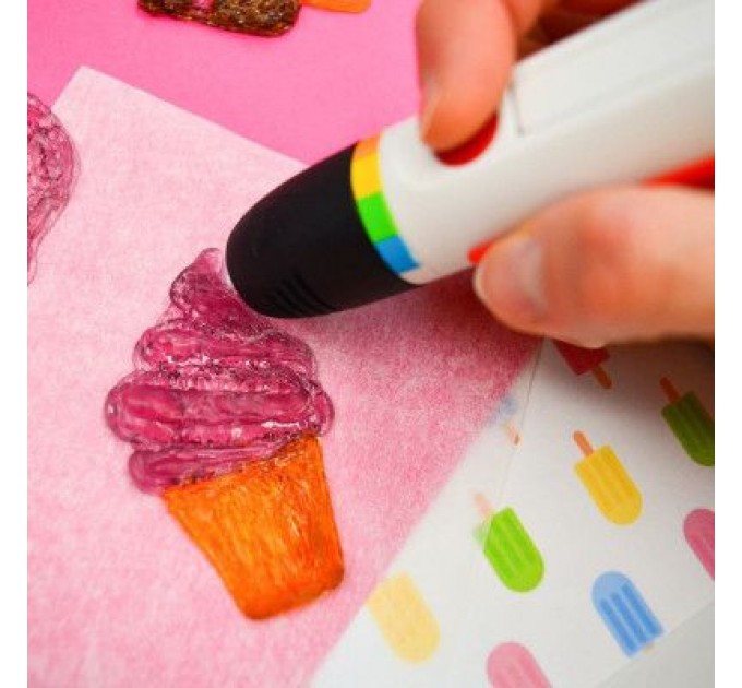 Polaroid Стрижень для 3D-ручки Polaroid Candy pen, полуниця, рожевий (40 шт) (PL-2505-00)