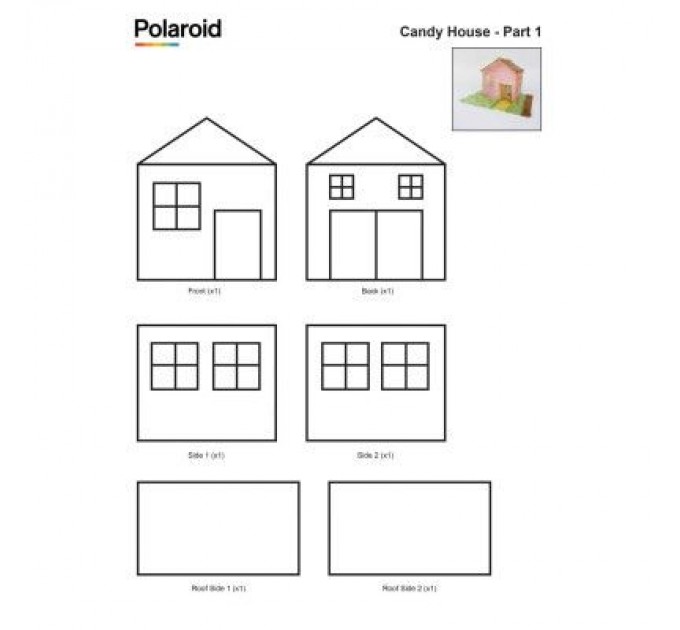 Polaroid Стрижень для 3D-ручки Polaroid Candy pen, апельсин, помаранчевий (40 шт (PL-2506-00)