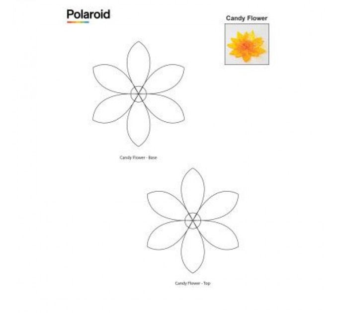 Polaroid Стрижень для 3D-ручки Polaroid Candy pen, апельсин, помаранчевий (40 шт (PL-2506-00)