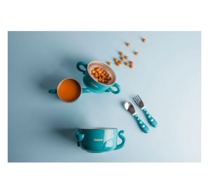 Neno Набір дитячого посуду Neno Polpo блакитний (5902479672281)