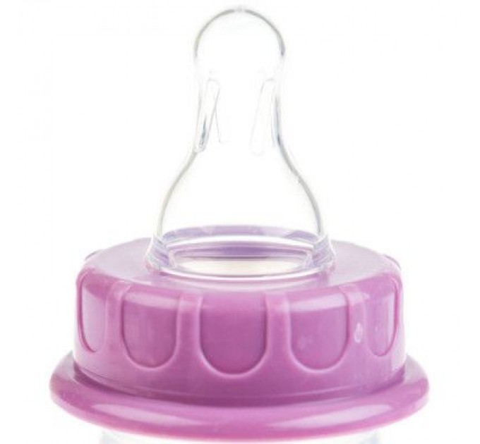 Baby-Nova Пляшечка для годування Baby-Nova Декор 240 мл Рожевий (3960066)
