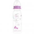 Baby-Nova Пляшечка для годування Baby-Nova Декор 240 мл Рожевий (3960066)