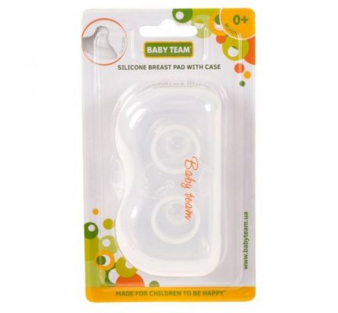 Baby Team Захисна накладка на сосок Baby Team в контейнері, 2 шт (0030)