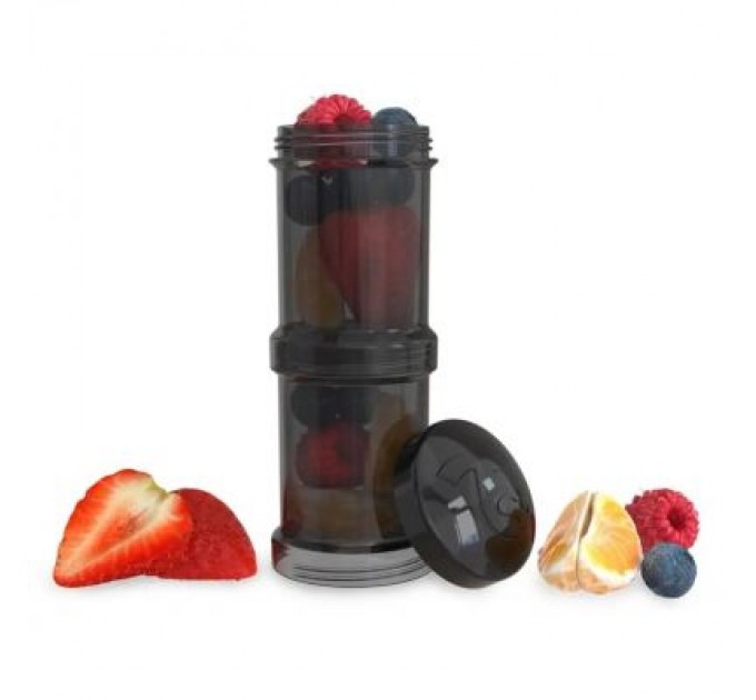 Twistshake Контейнер для зберігання продуктів Twistshake 2 шт 100 мл Чорні (24889)