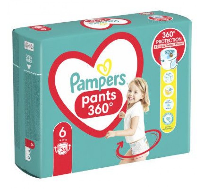 Pampers Підгузки Pampers трусики Pants Giant Розмір 6 (15+ кг) 36 шт. (8006540069028)