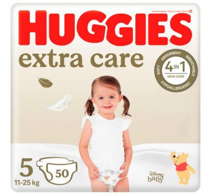 Huggies Підгузки Huggies Extra Care 5 (11-25 кг) 50 шт (5029053578132)