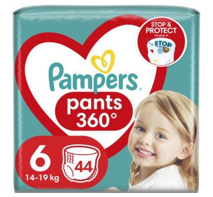 Pampers Підгузки Pampers трусики Pants Giant Розмір 6 (14-19 кг) 44 шт (8006540069356)