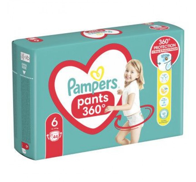 Pampers Підгузки Pampers трусики Pants Giant Розмір 6 (14-19 кг) 44 шт (8006540069356)