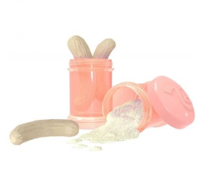 Twistshake Контейнер для зберігання продуктів Twistshake 2шт 100мл 78310 світло-персиковий (69855)