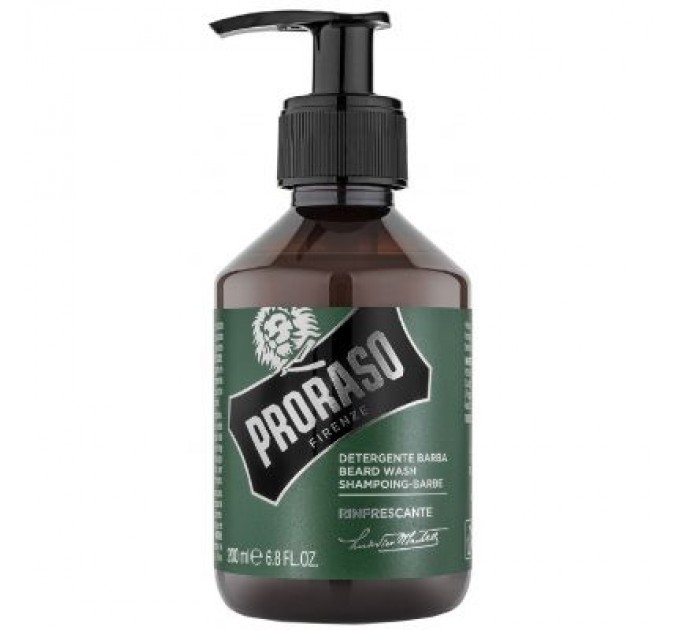 Шампунь для бороди Proraso Refresh 200 мл (8004395007530)