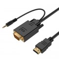 Cablexpert Перехідник HDMI to VGA Cablexpert (A-HDMI-VGA-03-6)