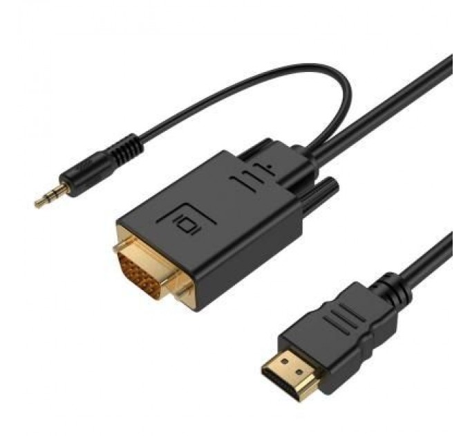 Cablexpert Перехідник HDMI to VGA Cablexpert (A-HDMI-VGA-03-6)