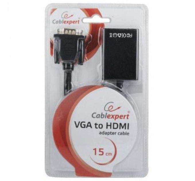 Cablexpert Перехідник VGA to HDMI Cablexpert (A-VGA-HDMI-01)
