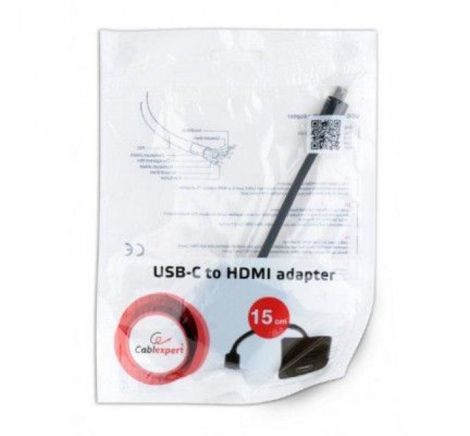 Cablexpert Перехідник Type-C to HDMI Cablexpert (A-CM-HDMIF-01)