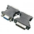 Cablexpert Перехідник DVI (24+5 пин)/VGA, M/F HD (3 ряда) Cablexpert (A-DVI-VGA-BK)