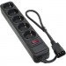 Patron Мережевий фільтр живлення Patron 0.5 m3*1mm2 (SP-1052U) 5 розеток BLACK (EXT-PN-SP-1052U)