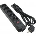Patron Мережевий фільтр живлення Patron 3.0 m3*1mm2 (SP-1053) 5 розеток BLACK (EXT-PN-SP-1053)