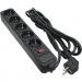 Patron Мережевий фільтр живлення Patron 3.0 m3*1mm2 (SP-1053) 5 розеток BLACK (EXT-PN-SP-1053)
