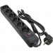 Patron Мережевий фільтр живлення Patron 1.8 m3*1mm2 (SP-1062) 6 розеток BLACK (EXT-PN-SP-1062)