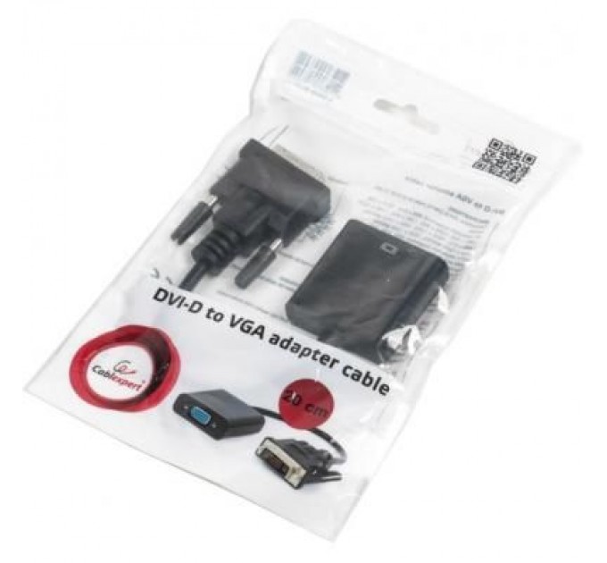 Cablexpert Перехідник DVI to VGA Cablexpert (A-DVID-VGAF-01)