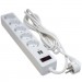 Patron Мережевий фільтр живлення Patron 3m + 2 USB 2.0, 2.1A, 5 роз. White (EXT-PN-SP-53-USB-W)