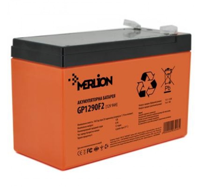 Merlion Батарея до ДБЖ Merlion 12V-9Ah PREMIUM (GP1290F2PREMIUM)