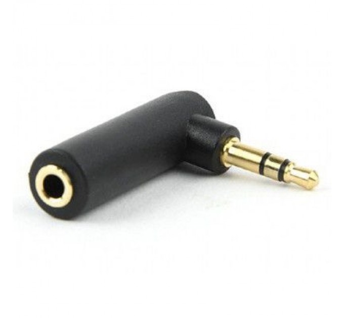 Cablexpert Перехідник 3.5мм M / F 3.5 мм угловой Cablexpert (A-3.5M-3.5FL)