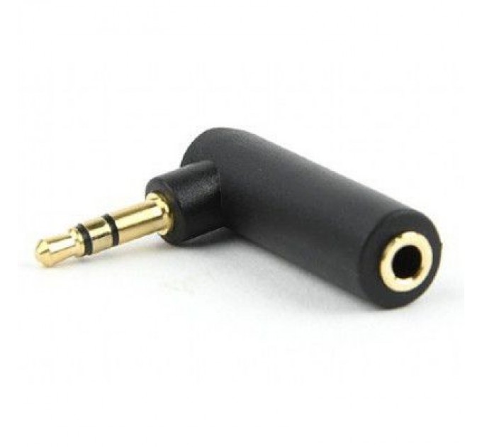 Cablexpert Перехідник 3.5мм M / F 3.5 мм угловой Cablexpert (A-3.5M-3.5FL)