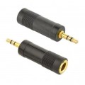 Cablexpert Перехідник 6.35мм F to M 3.5 мм Cablexpert (A-6.35F-3.5M)