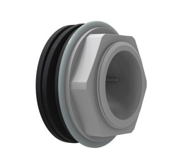 Вігер Ємність для води Вігер вертикальна харчова 1000 л вузька, кришка з клапаном біла (13230)