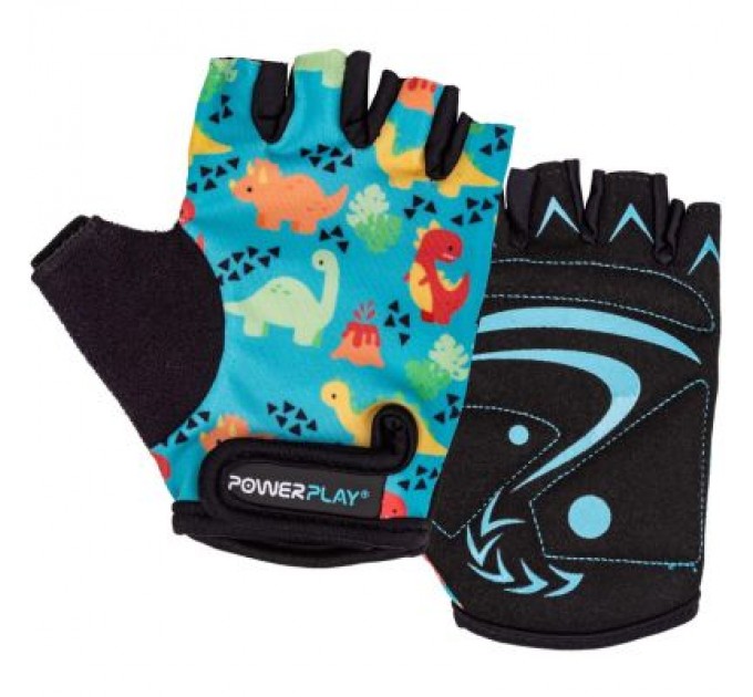 PowerPlay Велорукавиці PowerPlay 003 Діно S (PP_003_S_Dino)
