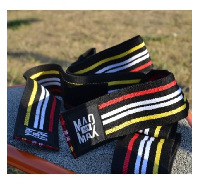 MadMax Бинт для спорту MadMax на коліна Knee Wraps Black (MFA-292-U)
