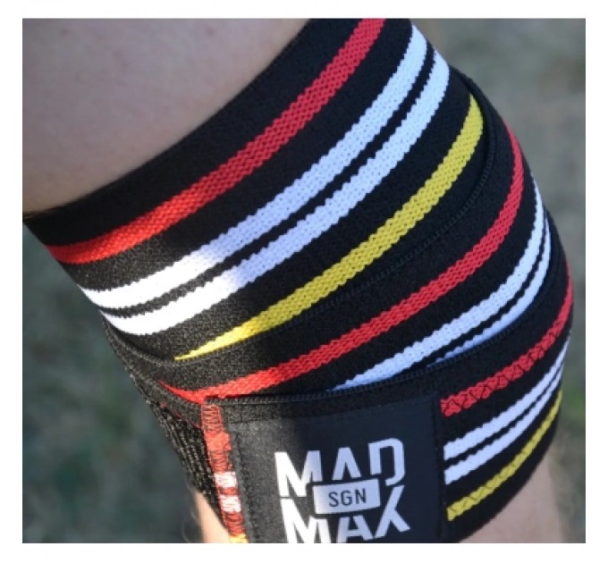 MadMax Бинт для спорту MadMax на коліна Knee Wraps Black (MFA-292-U)