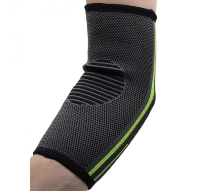 MadMax Фіксатор ліктя MadMax MFA-283 3D Compressive elbow support Dark grey/Neon green S (MFA-283_S)